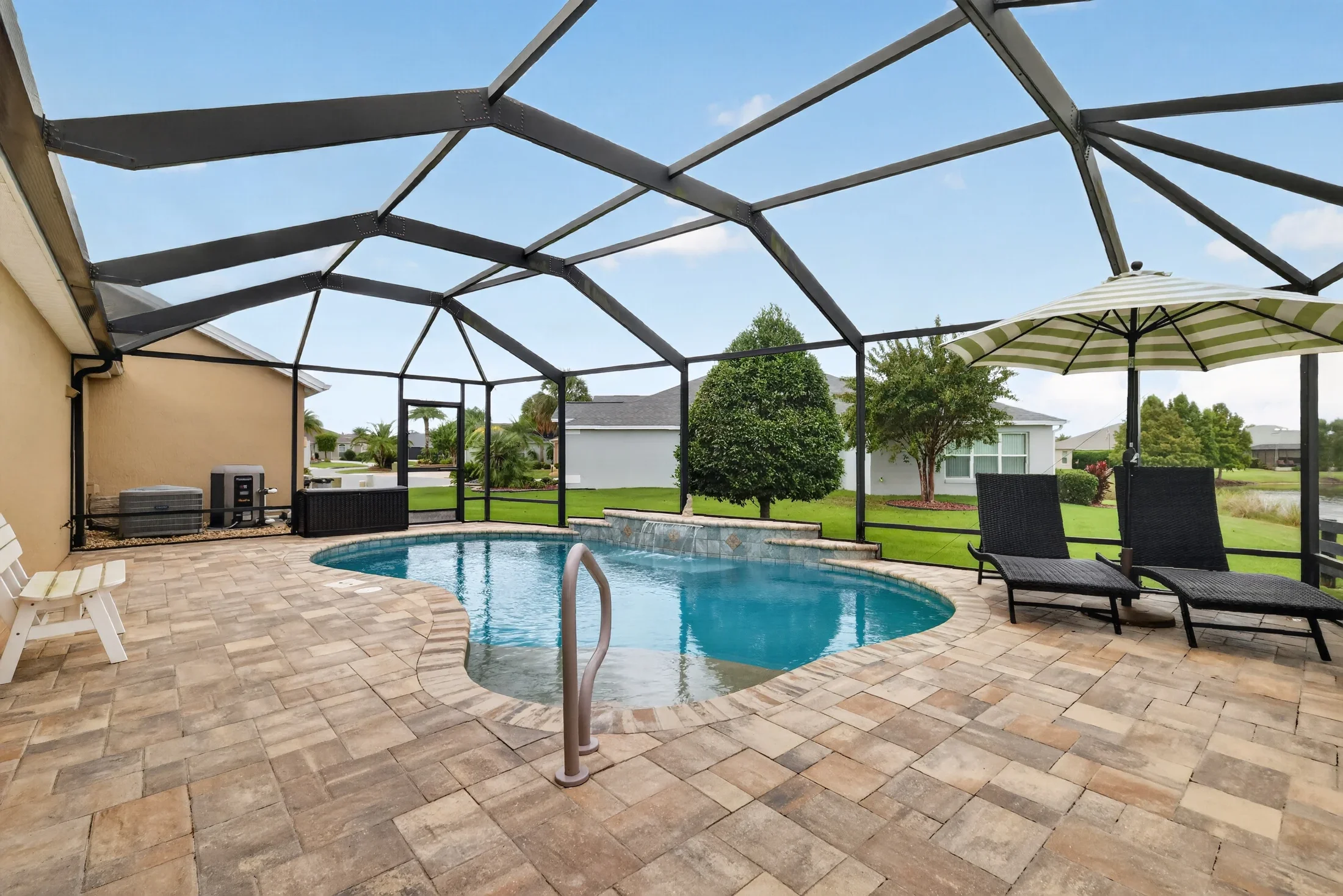 Screened pool and lanai