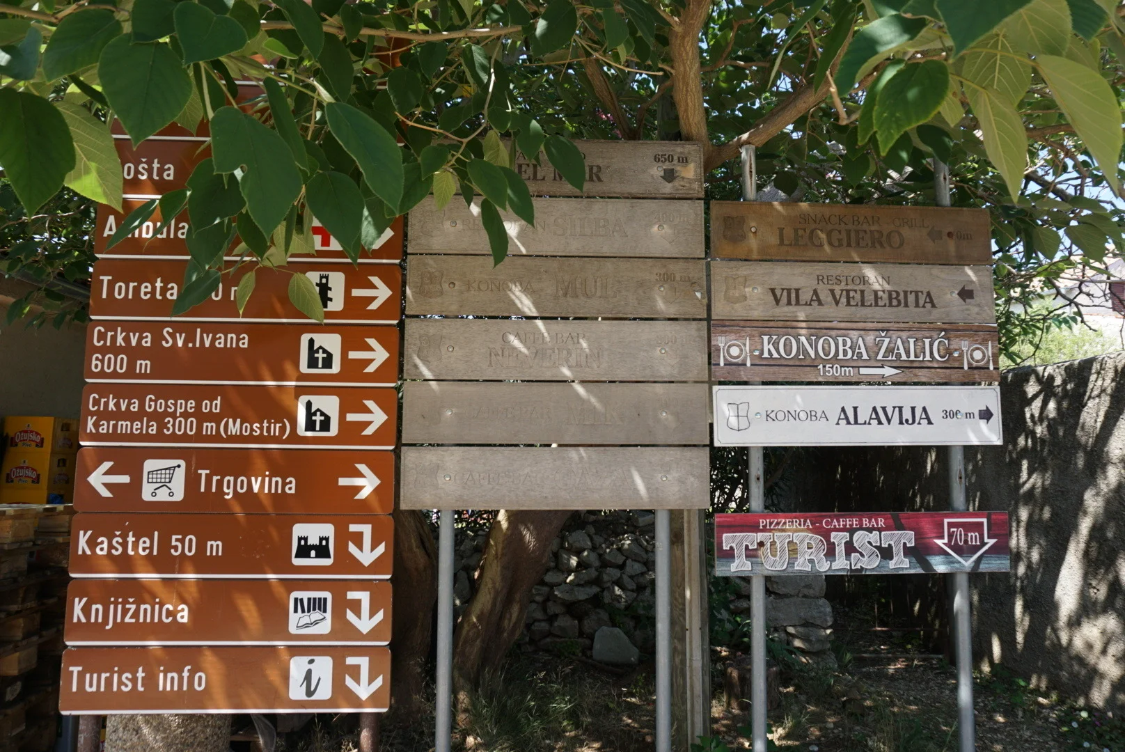 Sign on Silba