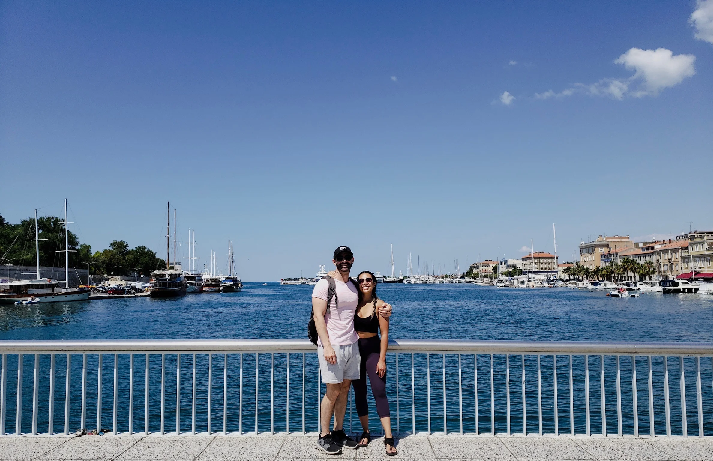 Quick and only photo we got from both our trips to Zadar.