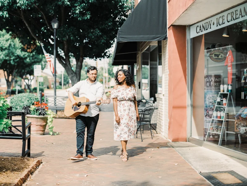 Four Corners Photography Macon engagement session downtown macon engagement photos corinthia and james-8.jpg