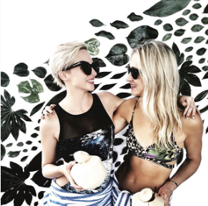 leaf photo wall