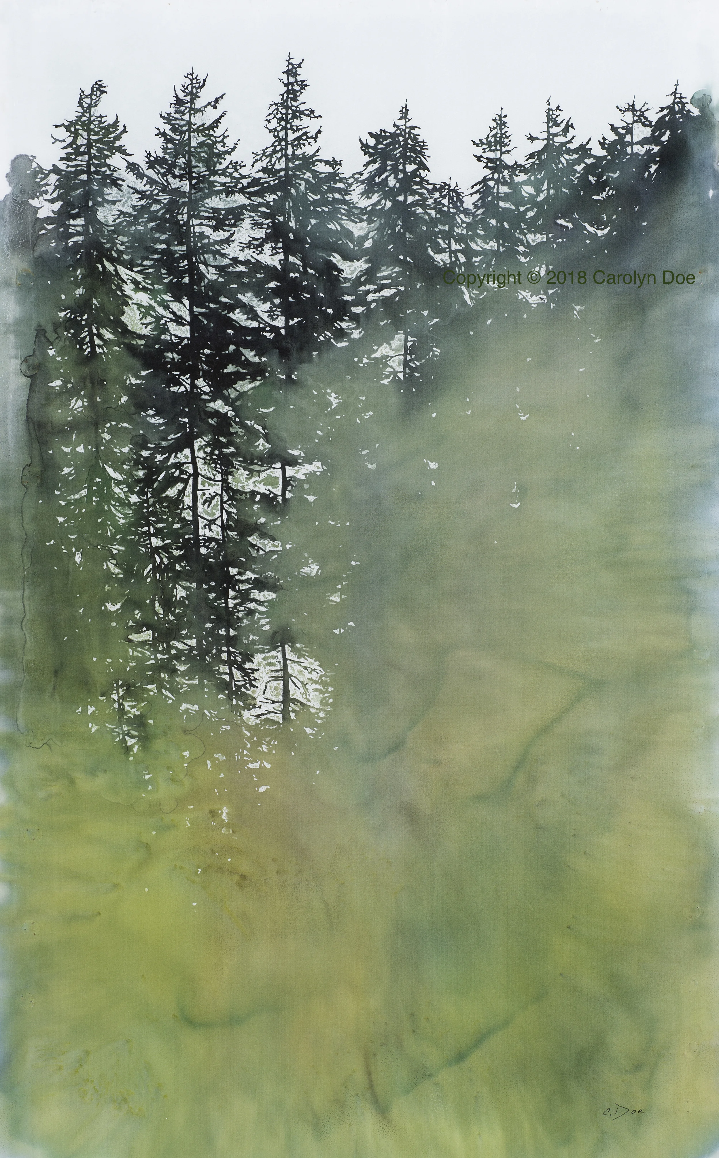 Batik on silk Fabric. Original Available. Giclee prints available.