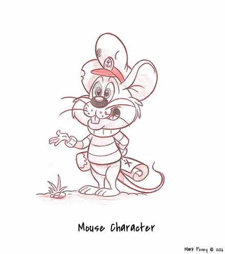 The Boat in the Note, mouse character