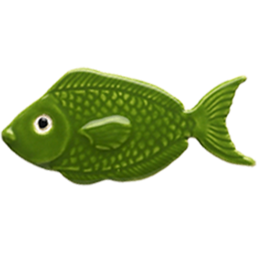 4" Green Fish