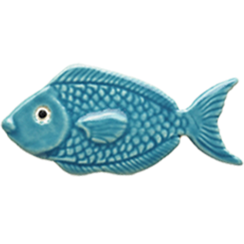 4" Light Blue Fish