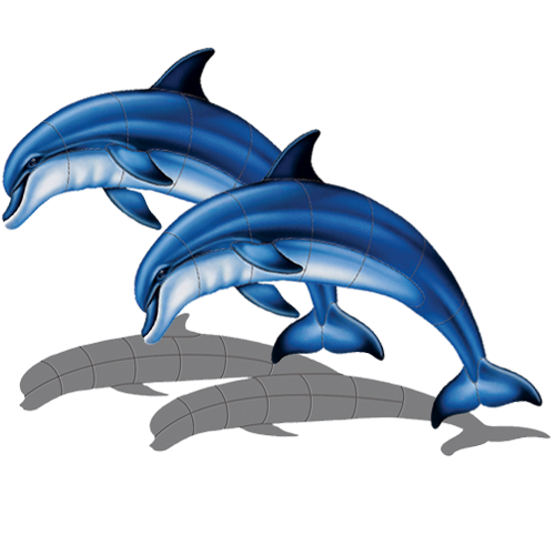 Double Bottlenose Dolphin A w/sh