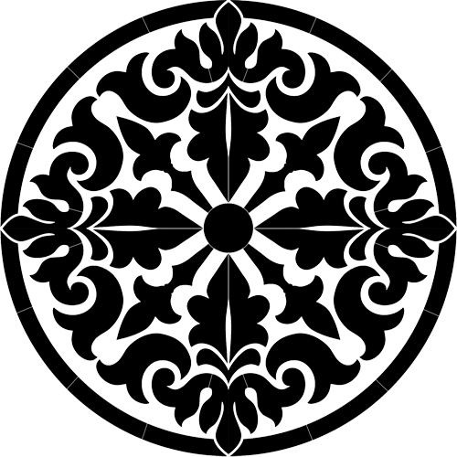 Baroque Medallion (Black)