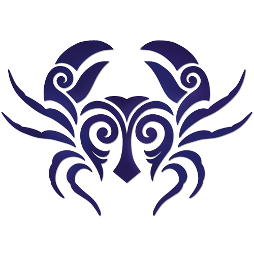 Tribal Crab (Blue)