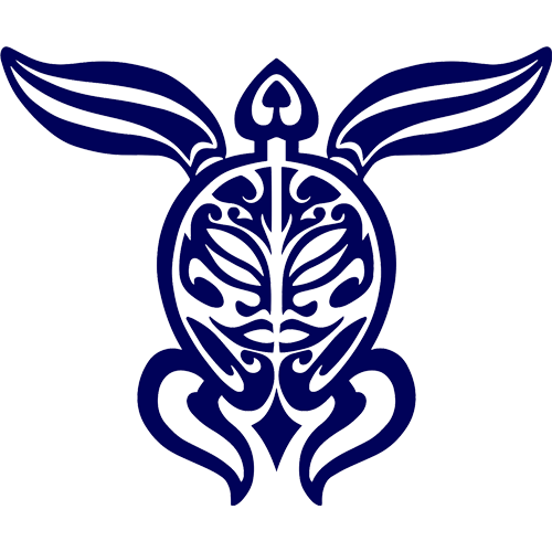 Tribal Turtle (Blue)