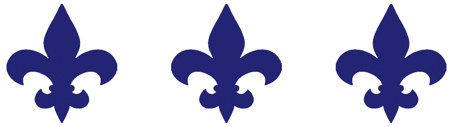 Fleur De Lis Step Markers