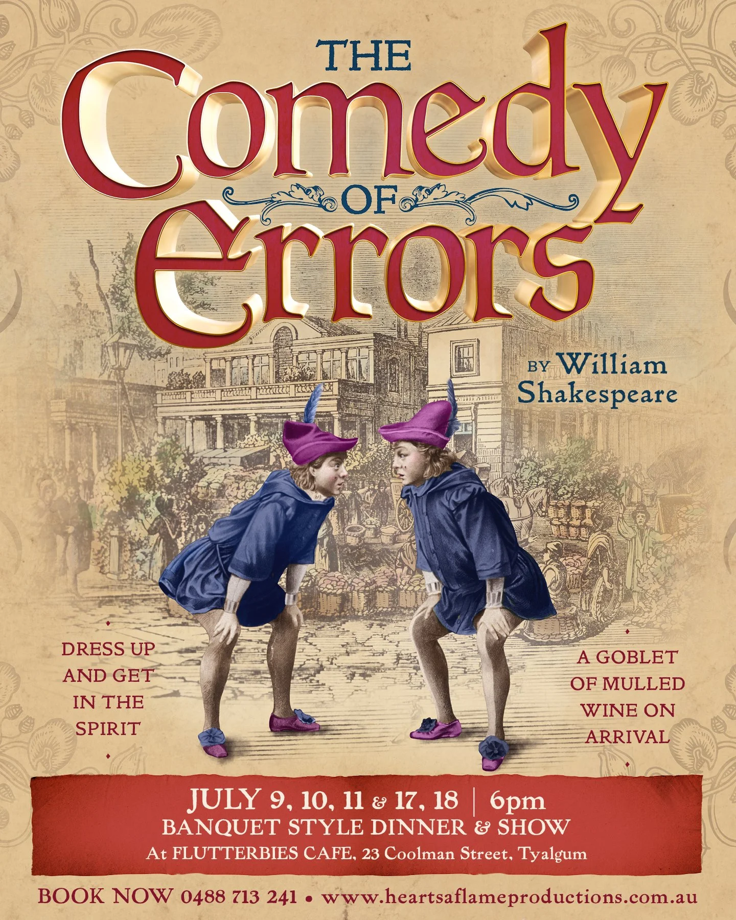 Comedy of Errors - Shakespeare July 9-18th, 2026
