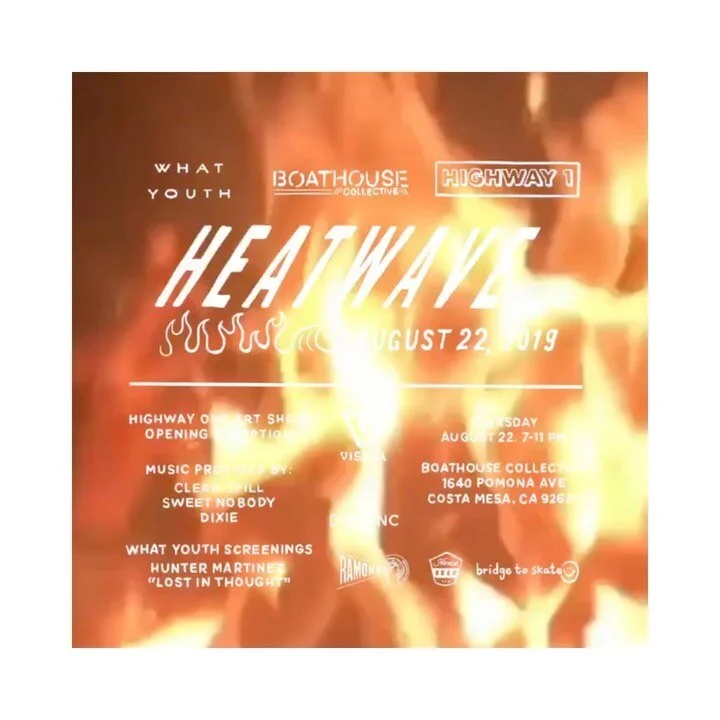 Join us at @boathousecollective next Thursday, August 22 @ 7 PM for a curated night of art &amp; music by @highway1art and @whatyouth // looking forward to seeing you all there :) flyer by @joeyduffyiii