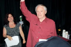 Debra with actor Robert Vaughn at the 2012 festival