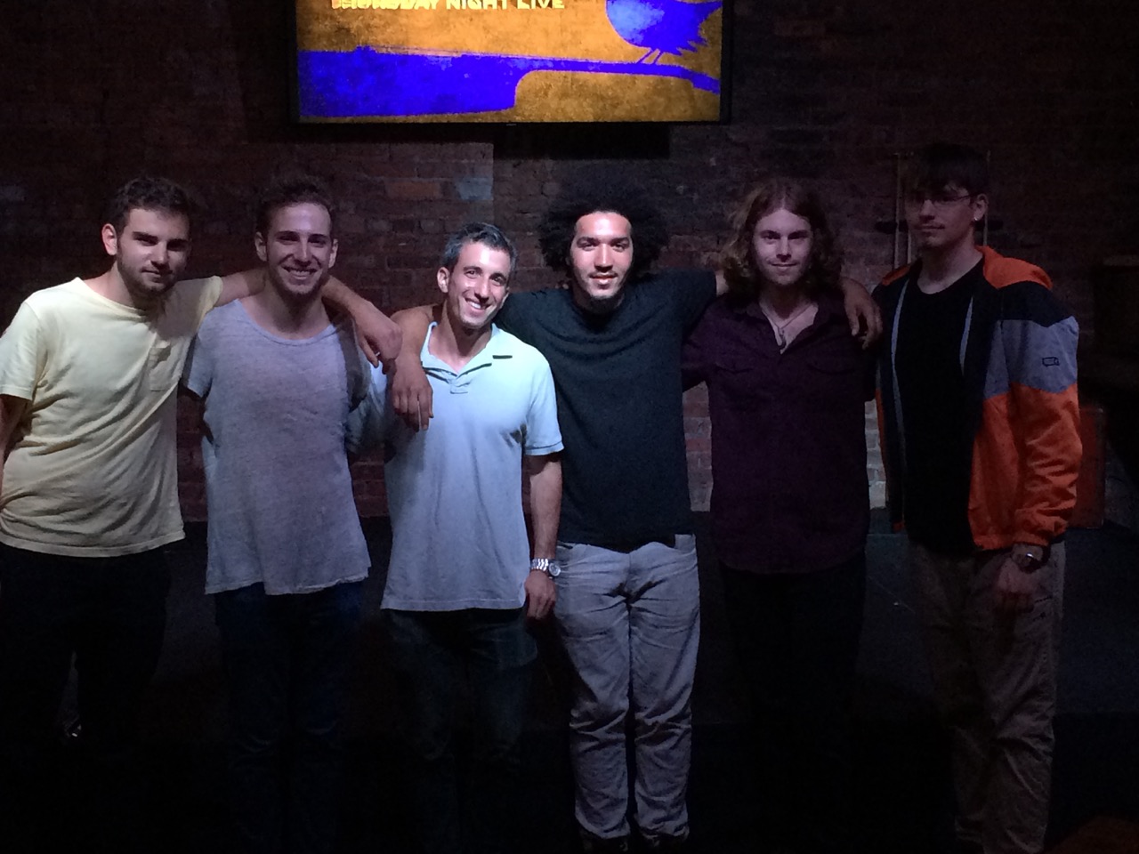 Left to right: Eric Pubins, Luke Lotardo, Jason Melker, Dud Music, Perry Ladouceur, Eric Milton