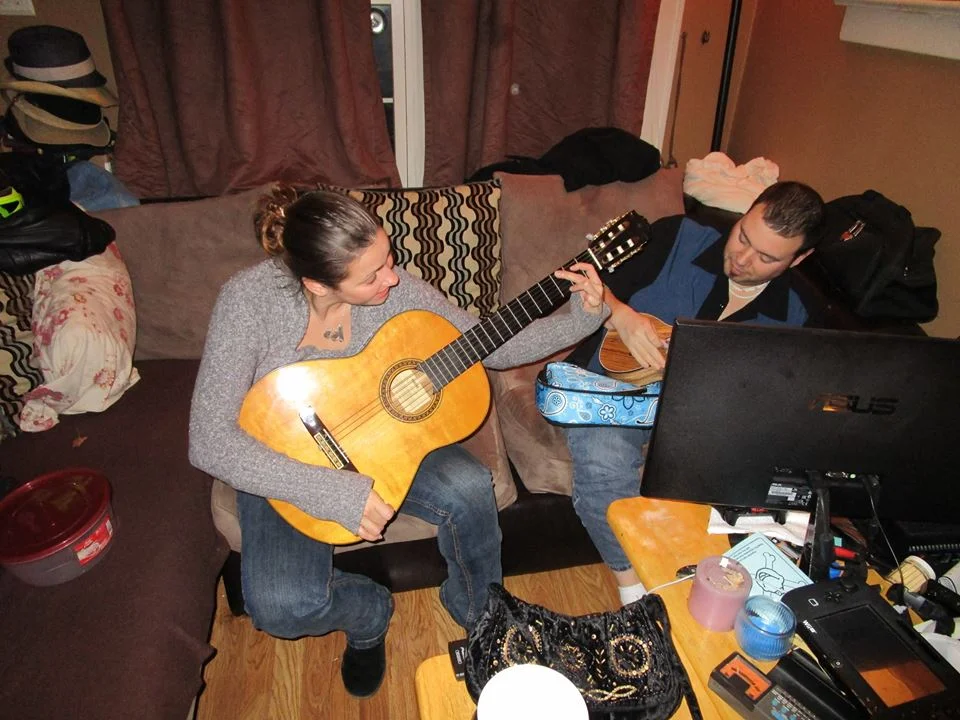 Tim & Janine in Valley Stream, performing Bach's "Ingresso e Kyrie della Messa de Morti in C minor"