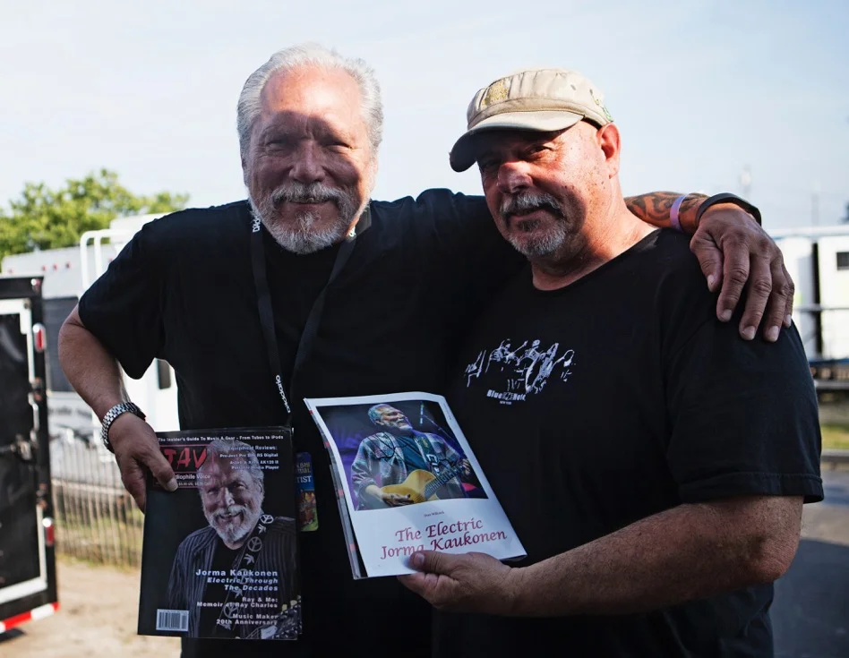 Jim Faith with Hot Tuna's Jorma Kaukonen