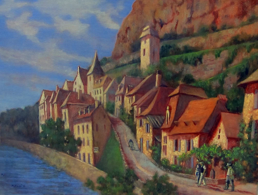 Begnac+on+the+Dordogne+oil.galwrap+ca++18x24+.jpg