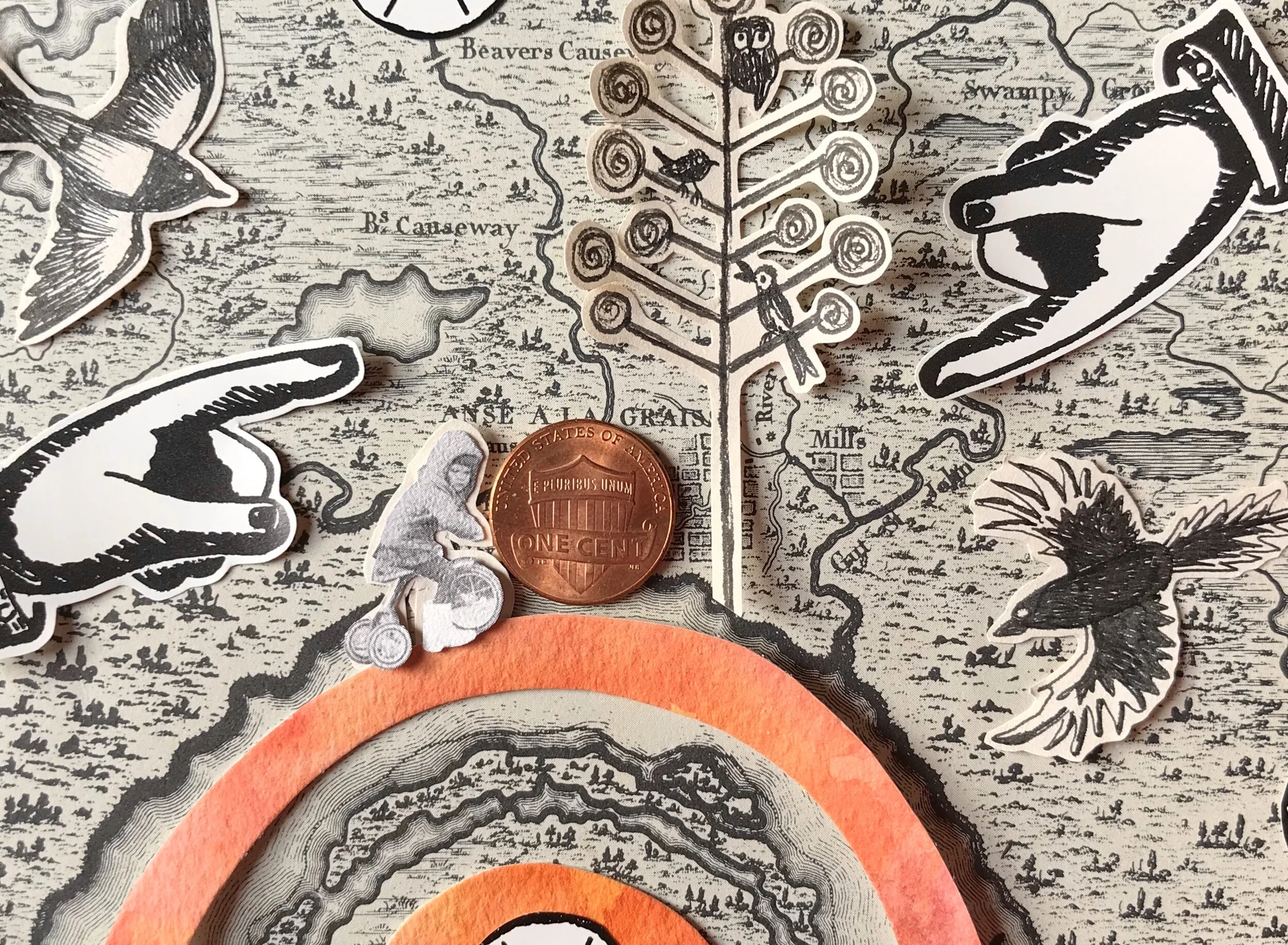 Ephemera Collage
