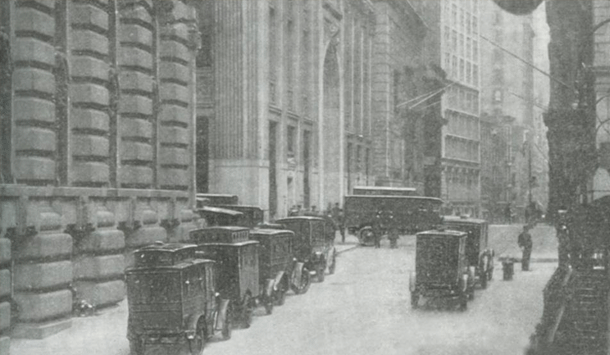The big transfer of cash into the new Federal Reserve building in New York