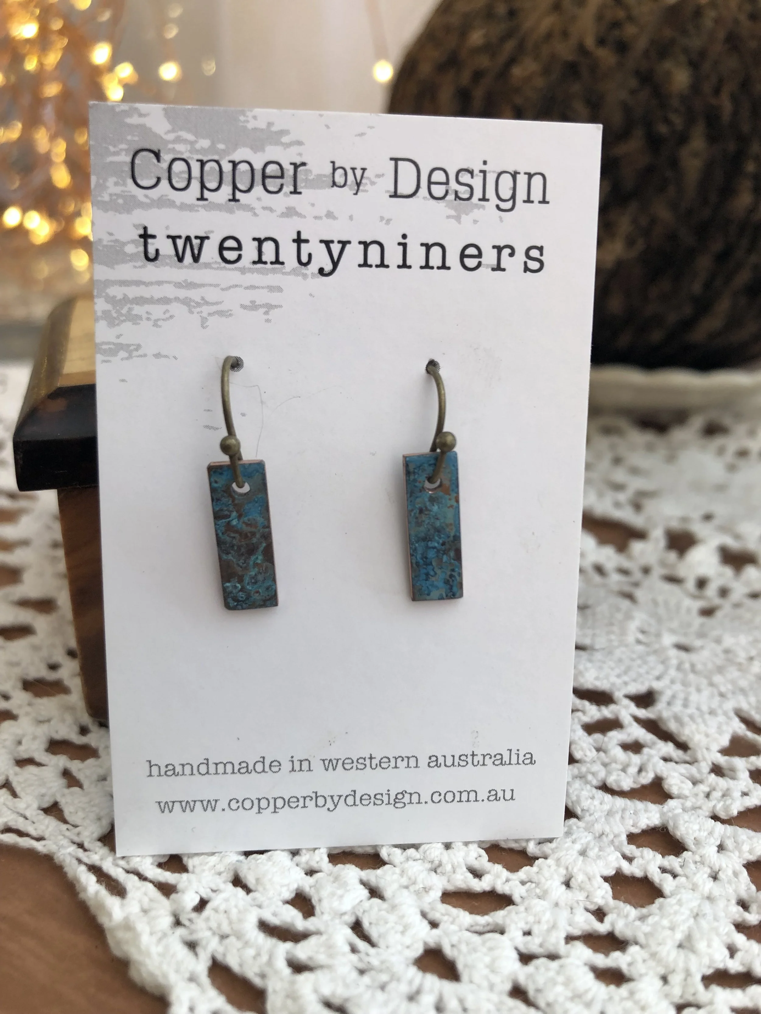 copper earrings (vertical) 