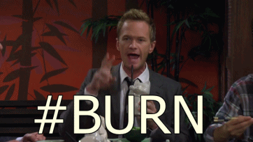 Tried to find a burn gif and google was filled to the brim with these only. So here you go. 