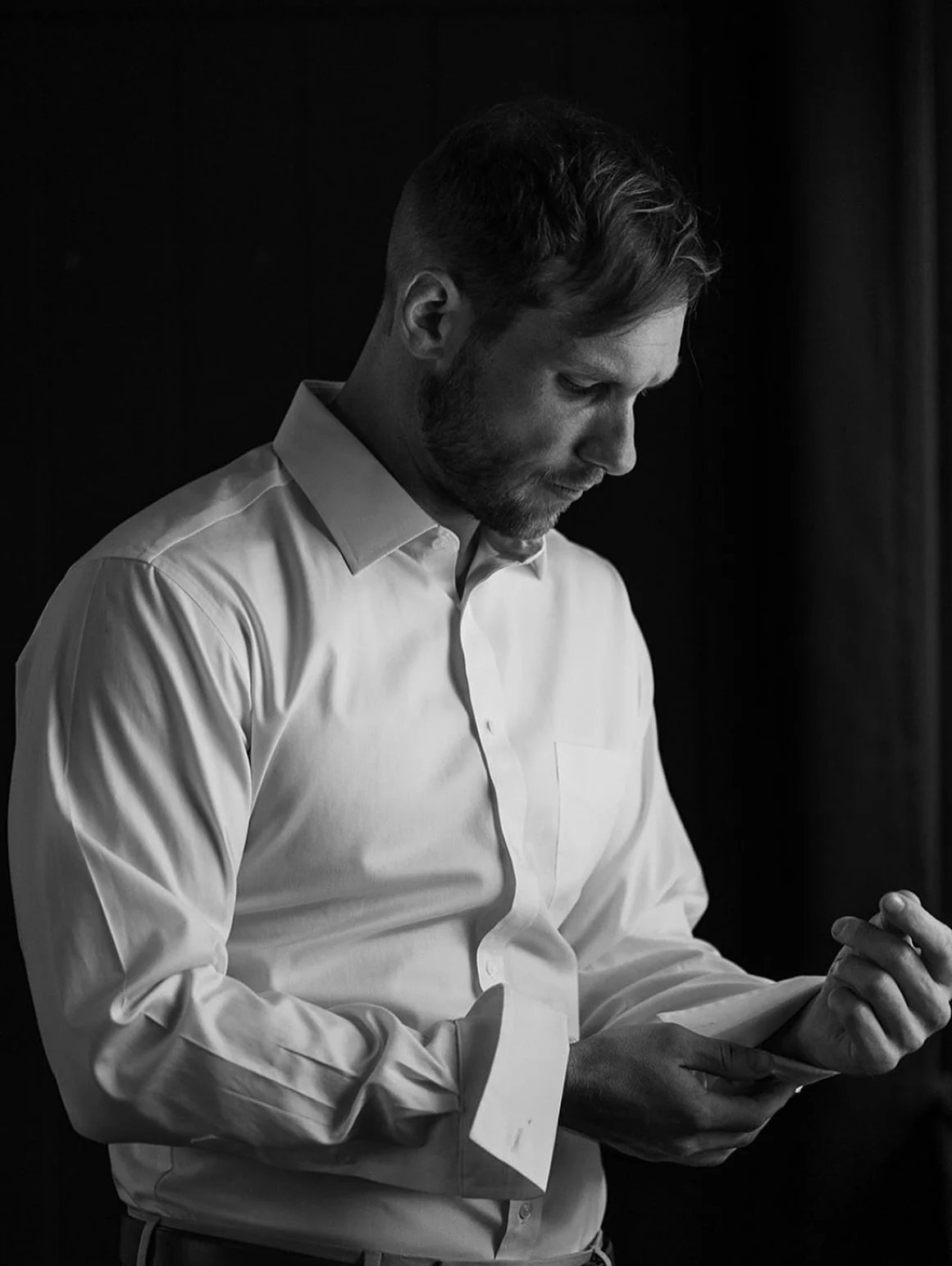 Some of his getting ready