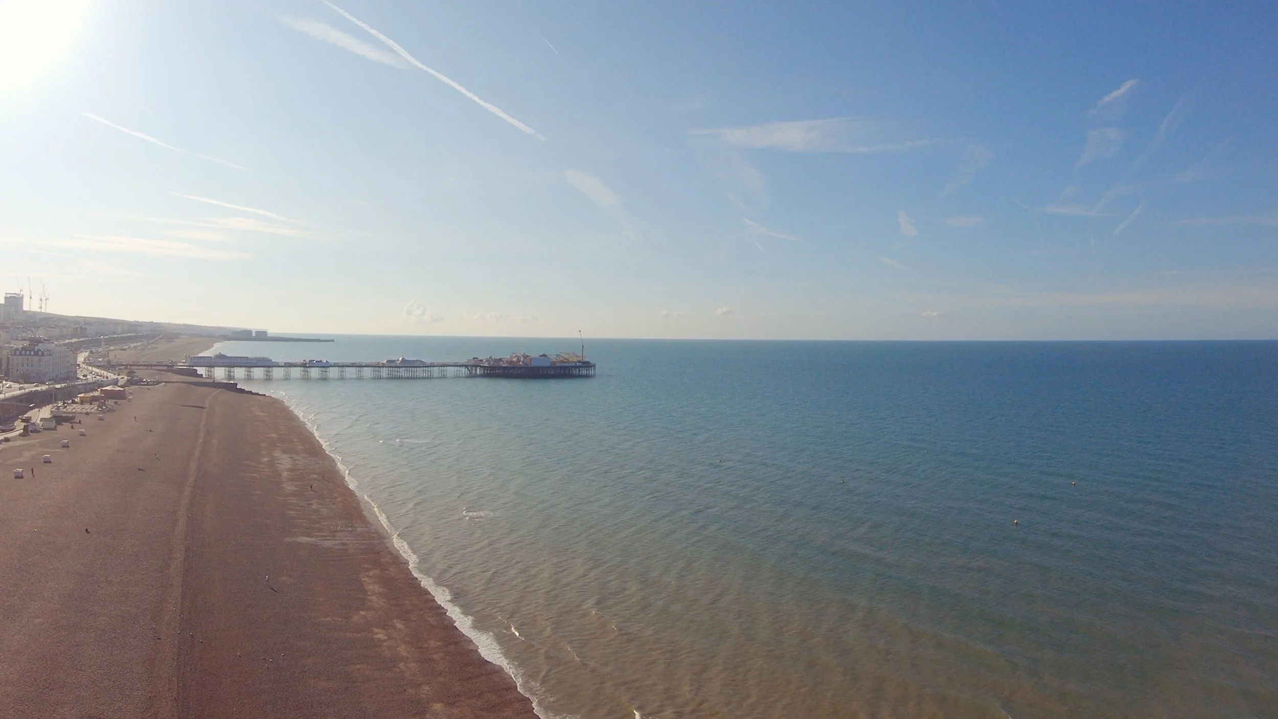A shot of Brighton beach early in the morning from day 3, Lumina Learning