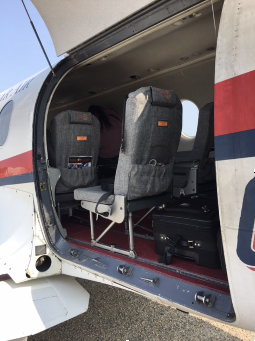 This is the 8 seater plane that takes me the 400 km north from Thunder Bay and back. 