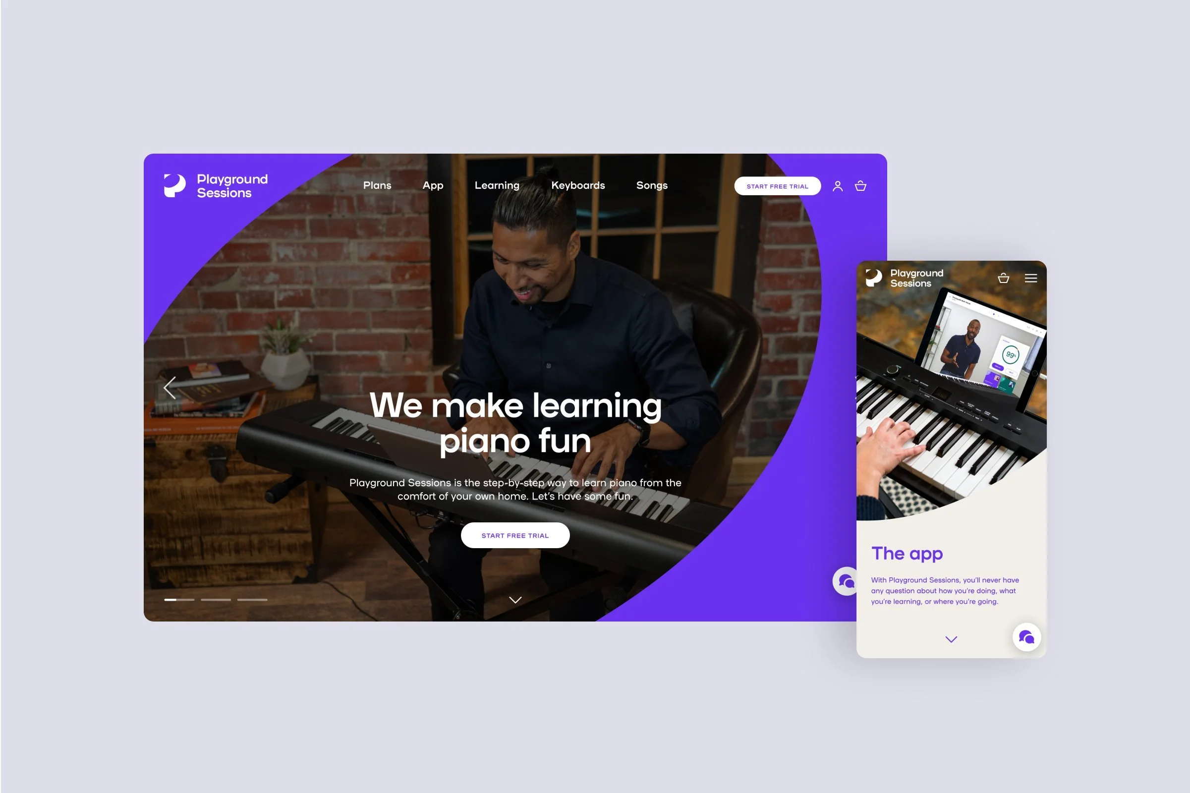 Playground Session website