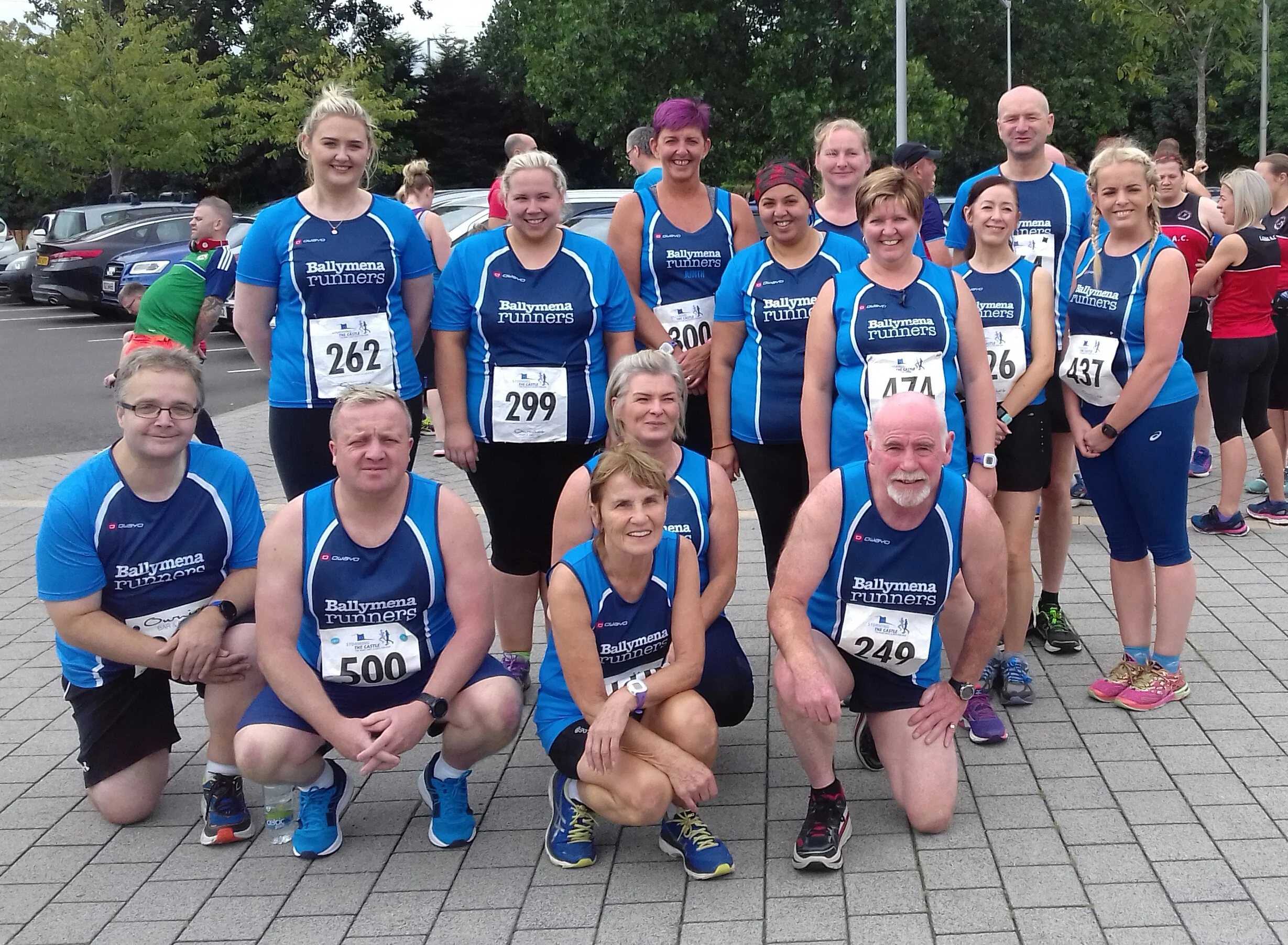 Ballymena Runners Storming The Castle on Sunday