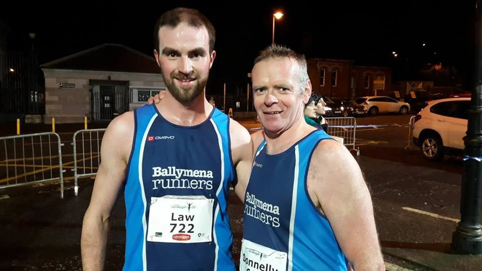David Law and John Donnelly in Armagh