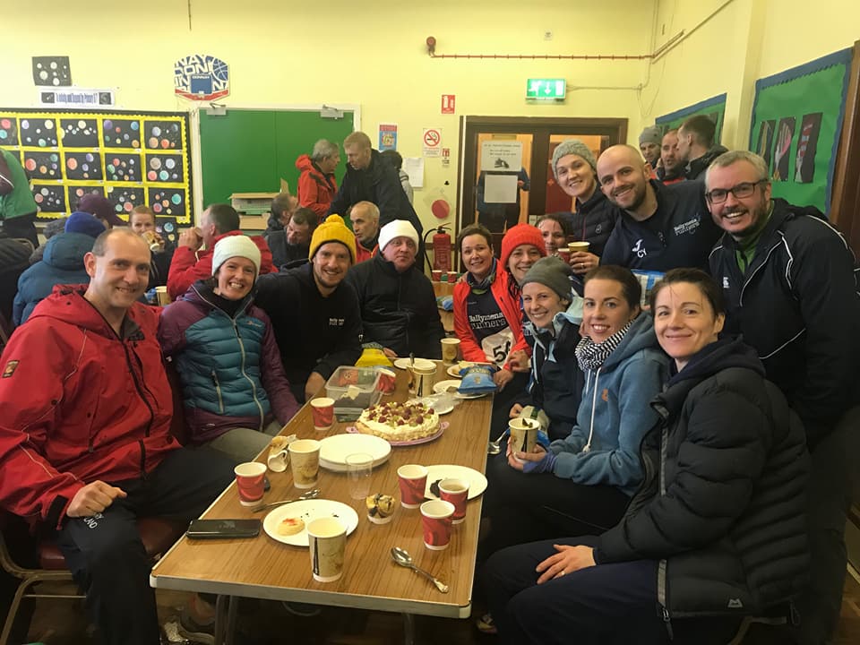 Enjoying some much needed refreshments after the Spud Run!