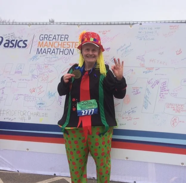 John McGerty wasn't clowning around in Manchester!