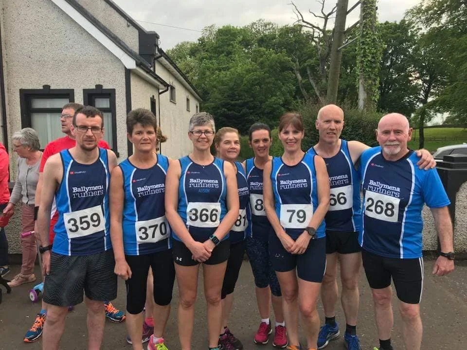 Some of those who raced in Maghera on Tuesday night