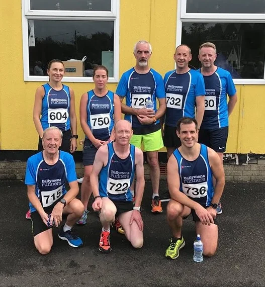 Ballymena Runners gather before the Tannaghmore 5k & 10k