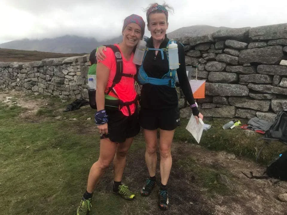 Ruth Aiken and Gillian Wasson - 1st Female Team in the Mourne Mountain Marathon