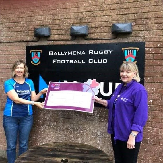 Ballymena Runners supports the work of the NI Hospice and Children’s Hospice