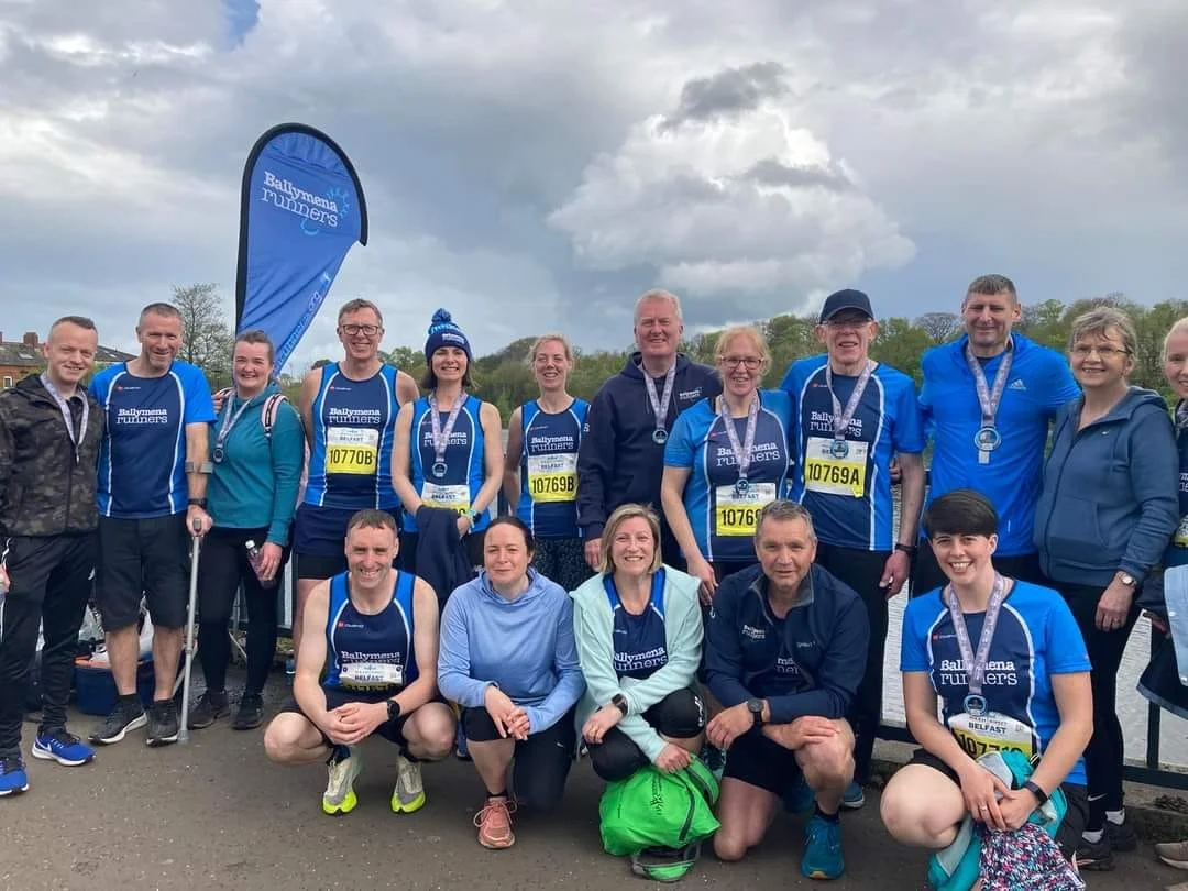 Blue Skies and Blue Vests at Belfast City Marathon