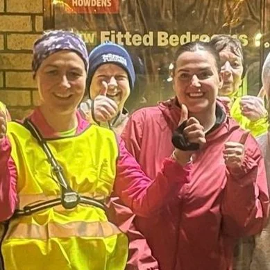 Ciara and 60 other runners complete the Cosy Sofa