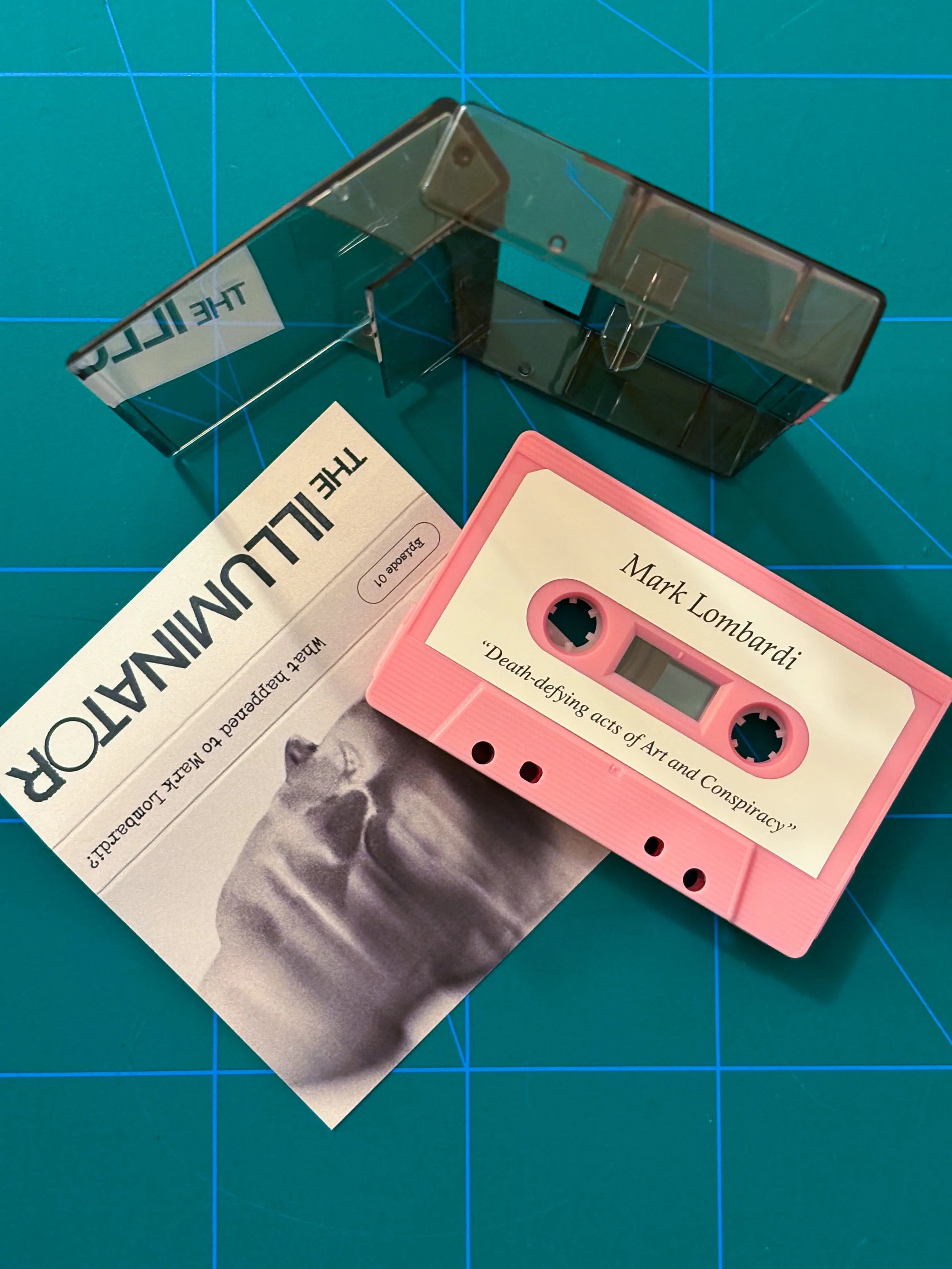 Press kit mailing for "The Illuminator" podcast