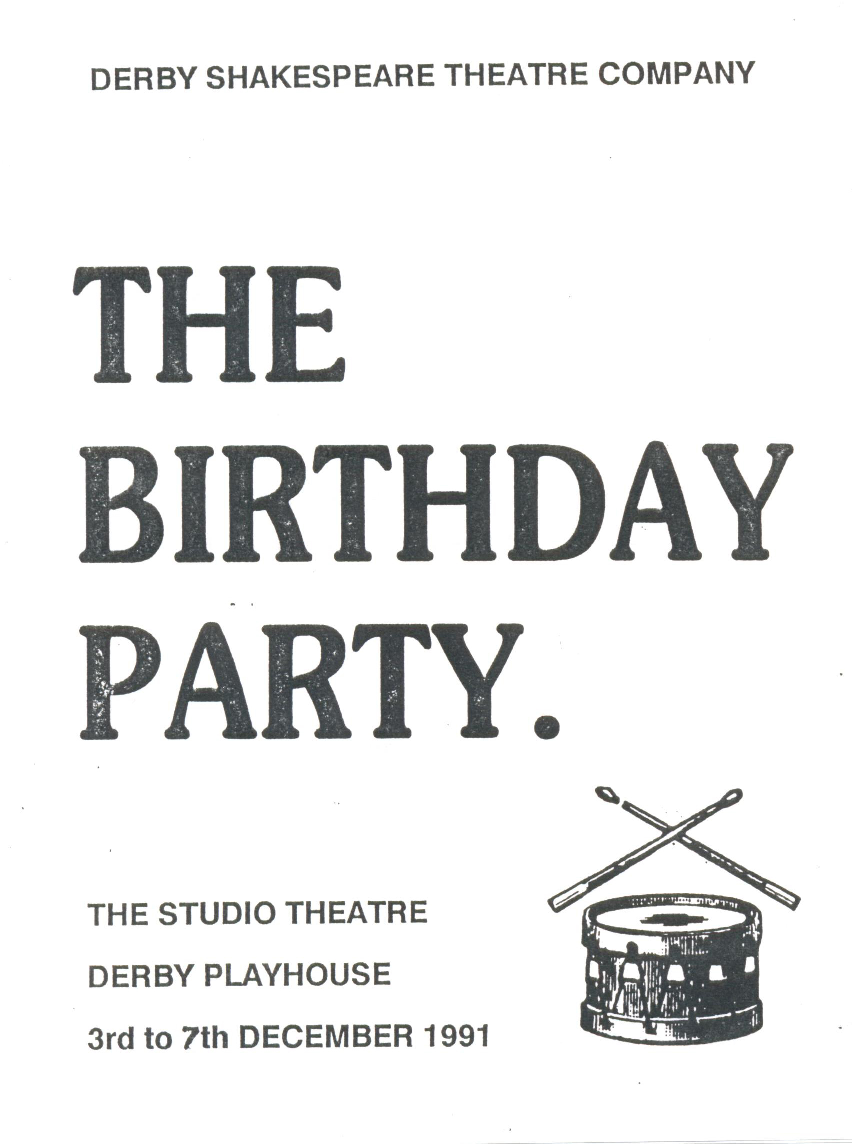 'The Birthday Party' 1991