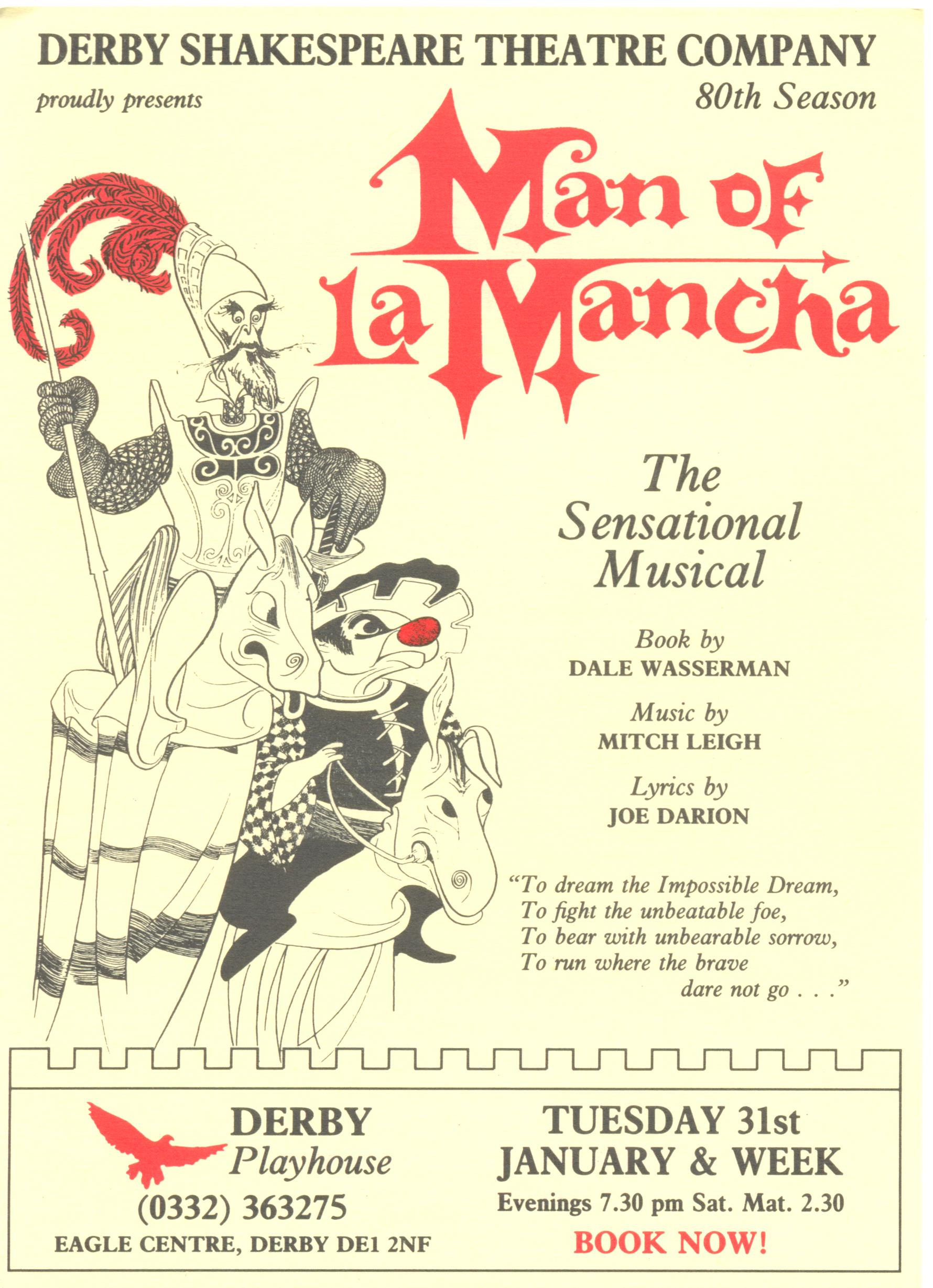 'Man Of La Mancha' 1989