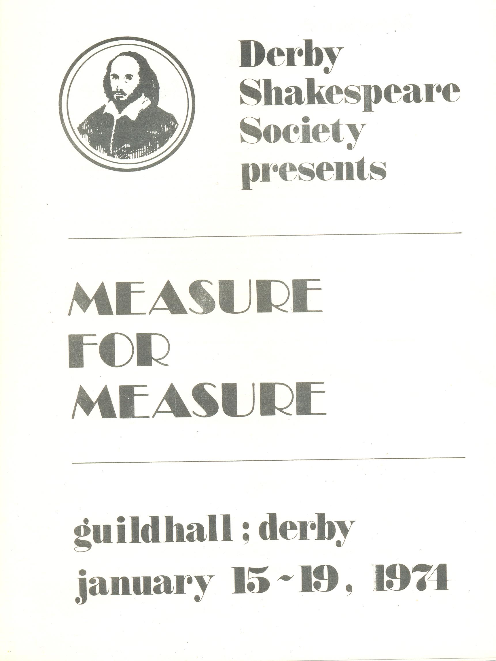 'Measure For Measure' 1974