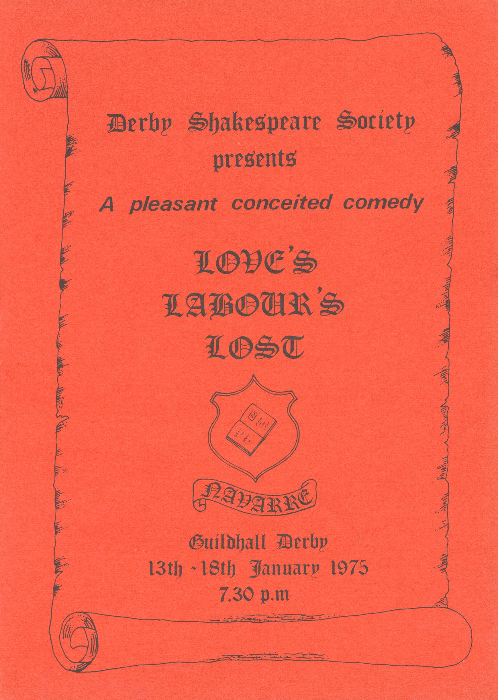 'Love's Labour's Lost' 1975