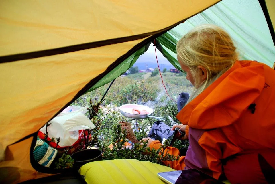 Sommerstid kan man jo unne seg litt mer ferskvare de første dagene da, men så blir det fort surt og liten holdbarhet i varmen. Lønnes å kvitte seg med de tunge matvarene først ;-)