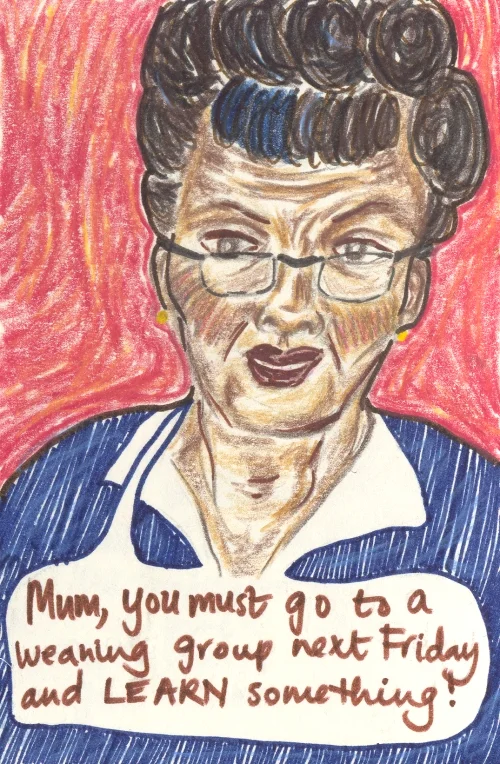  Exploring life as a new parent and artist trying to keep up a practice with no childcare. 2011. 