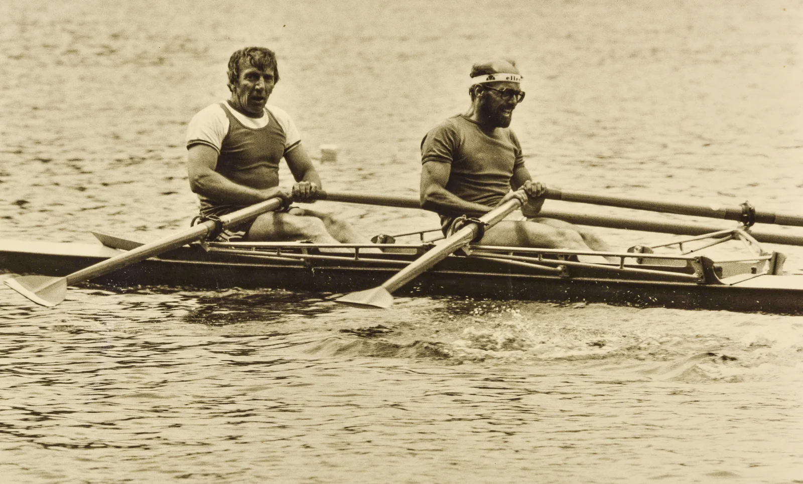 1979 im Doppelzweier mit Ruedi Flueler