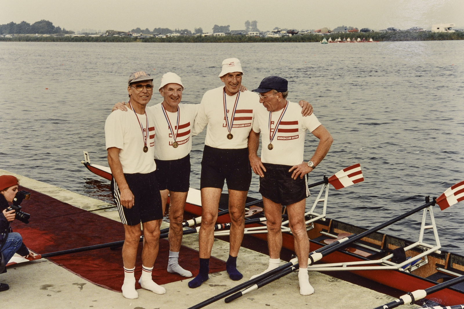 1994, Sieg für den Vierer in Groningen (Proti, Granacher; Suessle, Künzler)