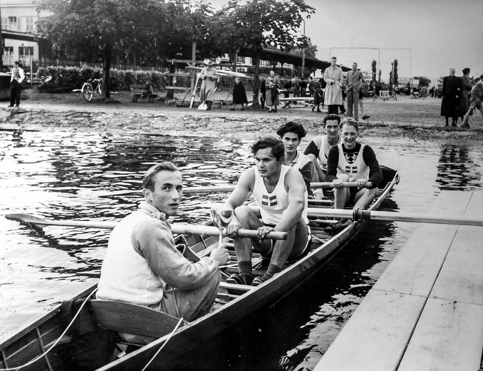 Der erste Sieg: Die glücklichen Sieger, ROZ Regatta, Mai 1953