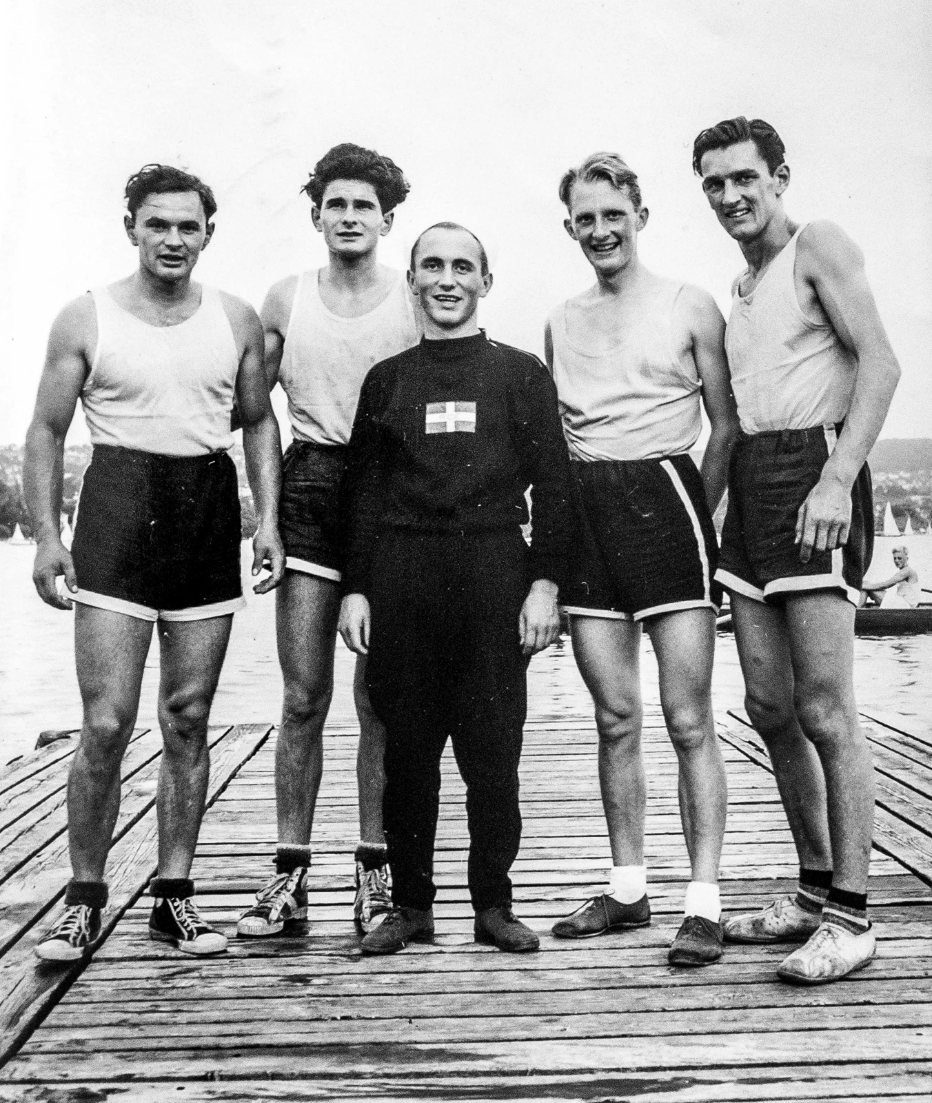 Juni 1953, Internationale Regatta Zürich, Sieger die RCE Ruderer